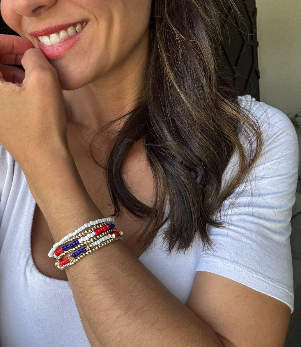 Stars Stripes & Sweet Summertime Bracelet Stack