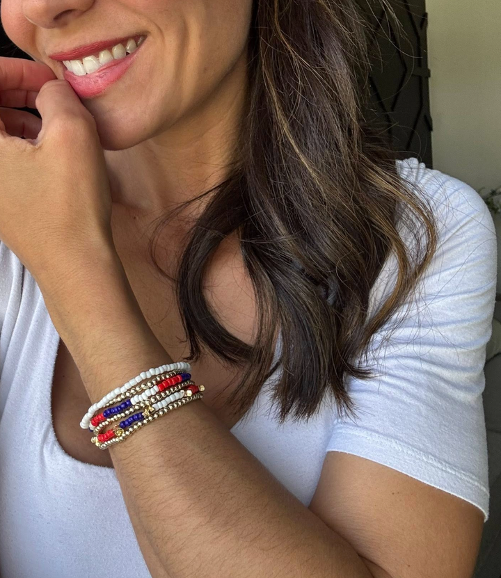 Stars Stripes & Sweet Summertime Bracelet Stack