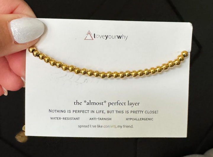 Water Resistant Bead Bracelet