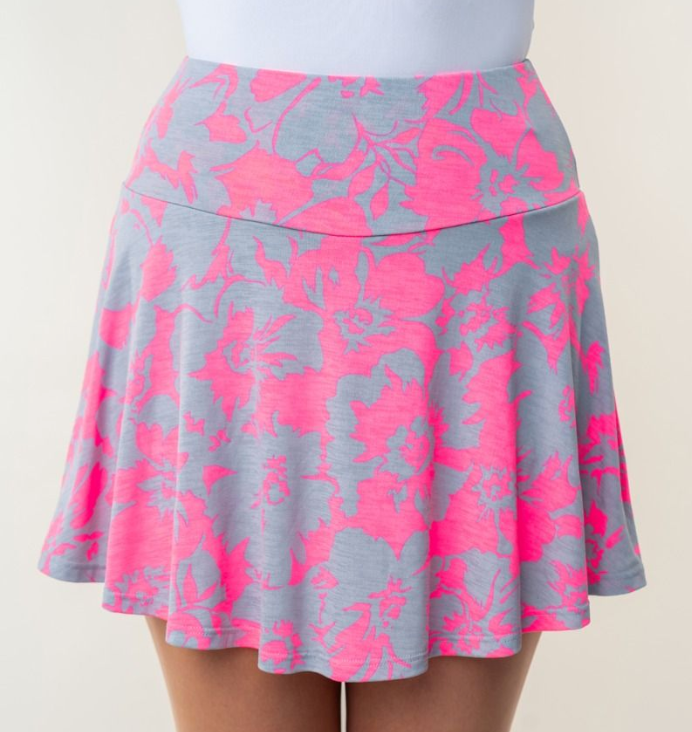 White Birch - Floral Skort