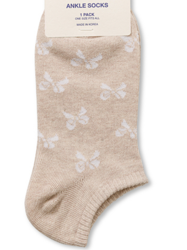 Ribbon Ankle Socks