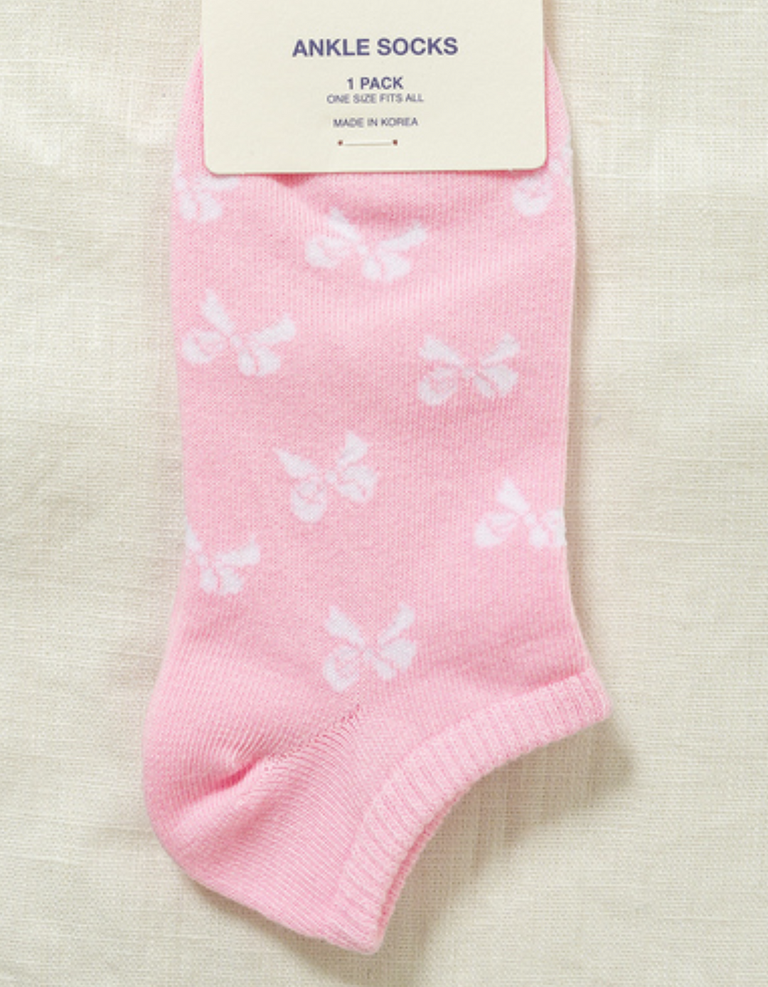 Ribbon Ankle Socks