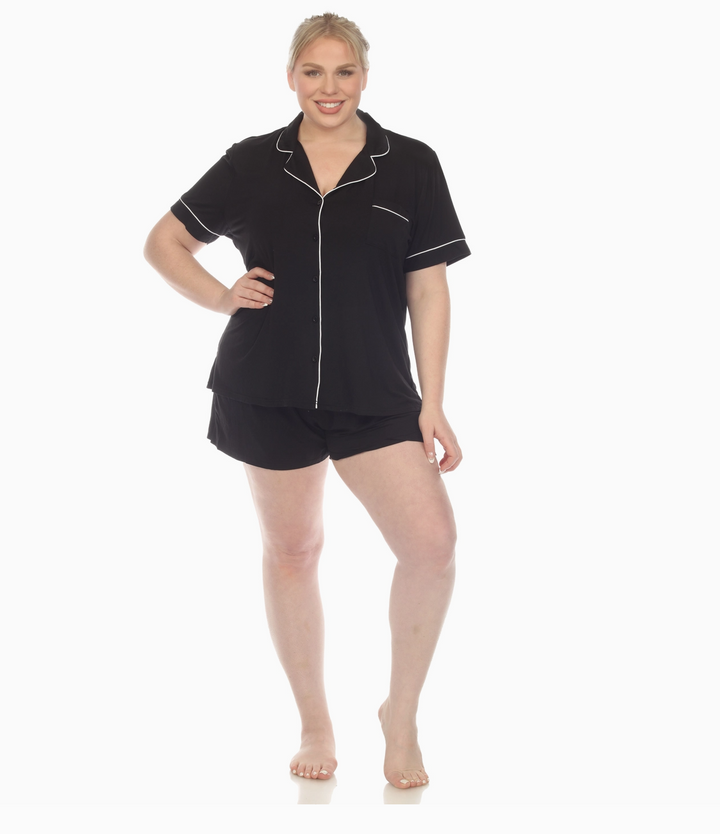 Short Sleeve Bamboo Cooling Pajama Set