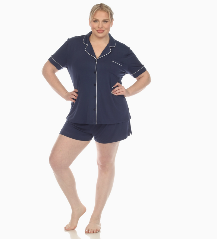 Short Sleeve Bamboo Cooling Pajama Set
