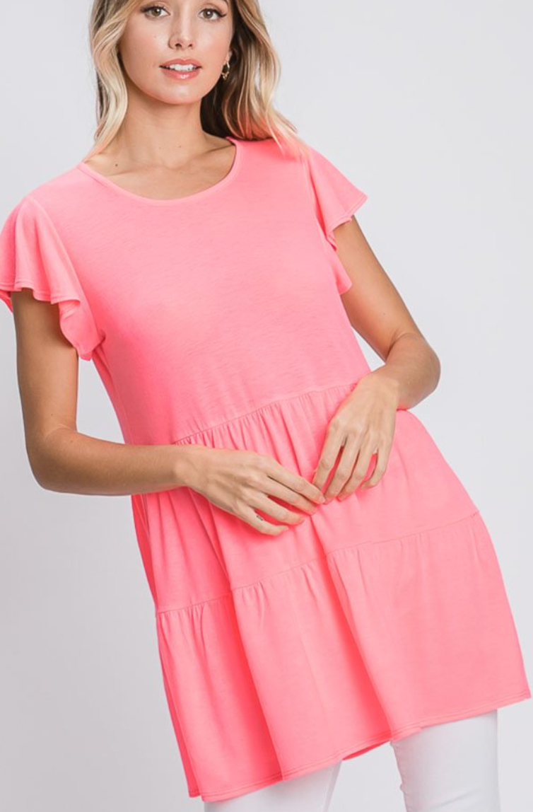 Heimish - Ruffle Short Sleeve Top