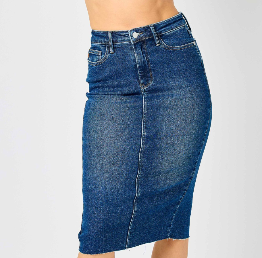 Judy Blue - High Waist Denim Skirt