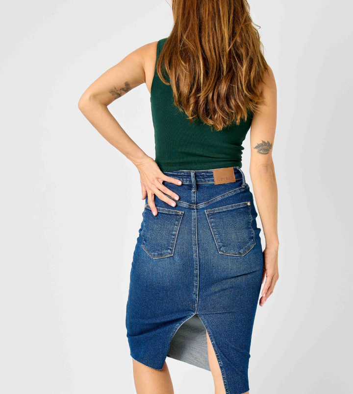 Judy Blue - High Waist Denim Skirt
