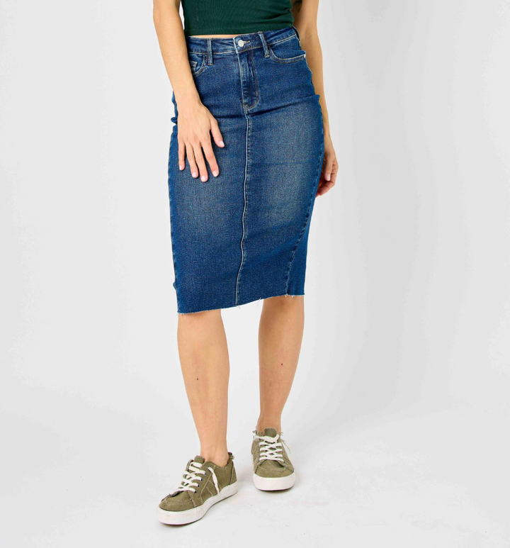 Judy Blue - High Waist Denim Skirt