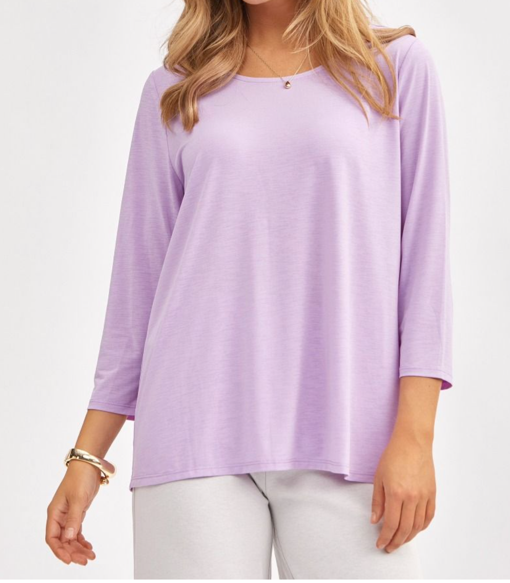Dear Scarlett - Solid Round Neck Top