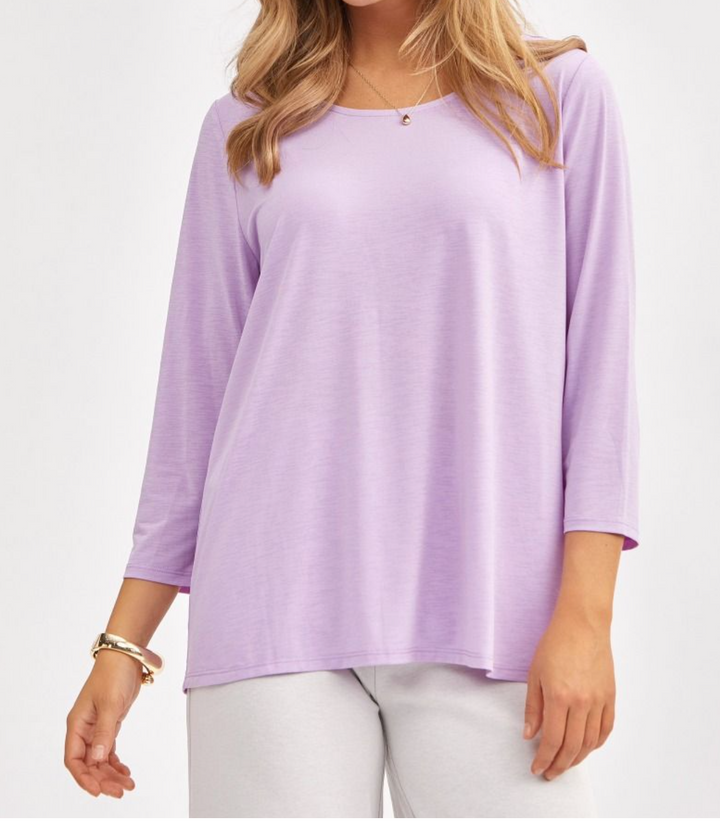 Dear Scarlett - Solid Round Neck Top