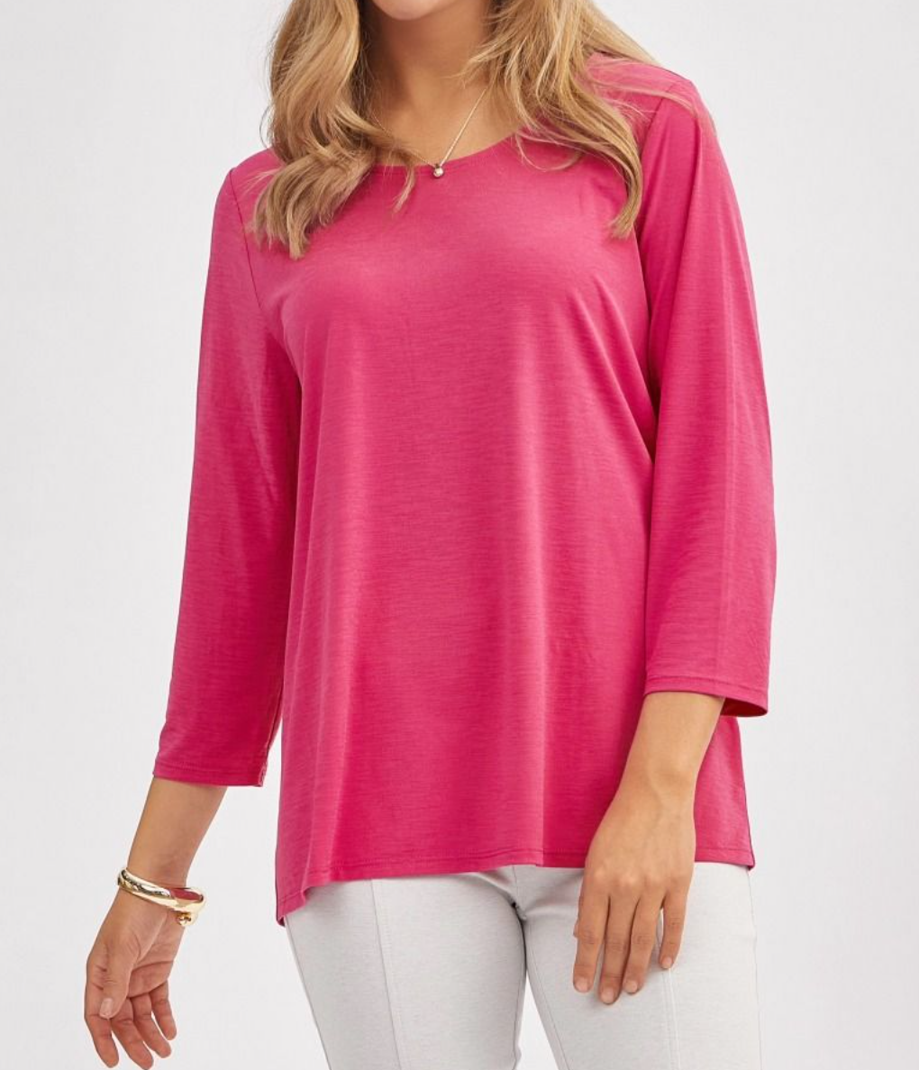 Dear Scarlett - Solid Round Neck Top