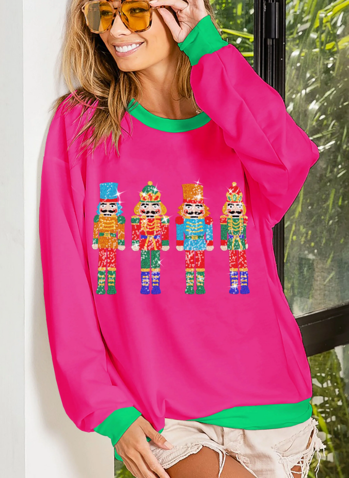 Bibi - Sequin Nutcracker Sweatshirt