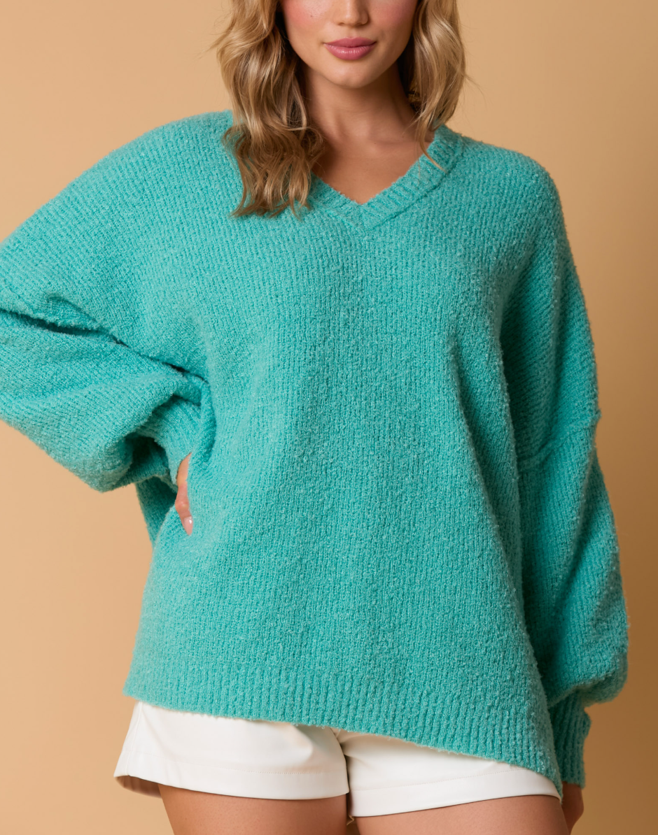 Fantastic Fawn - V Neck Sweater