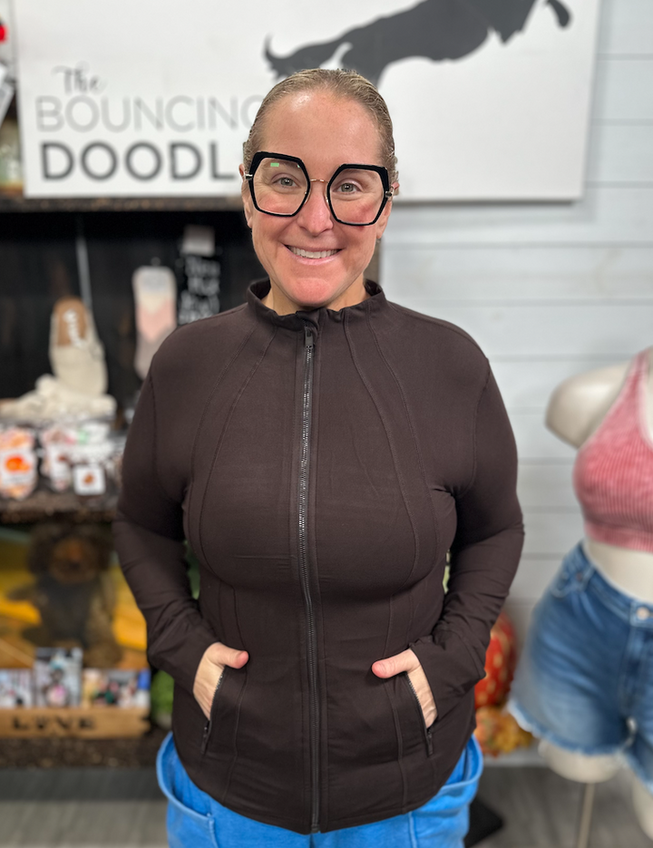 Rae Mode - Defined Butter Zip Up Jacket