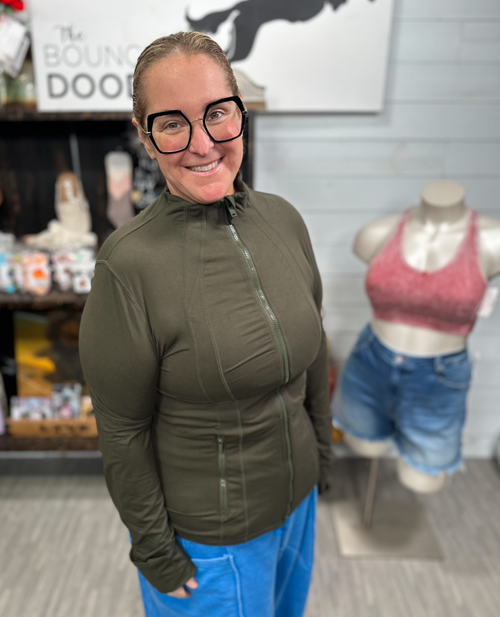 Rae Mode - Defined Butter Zip Up Jacket