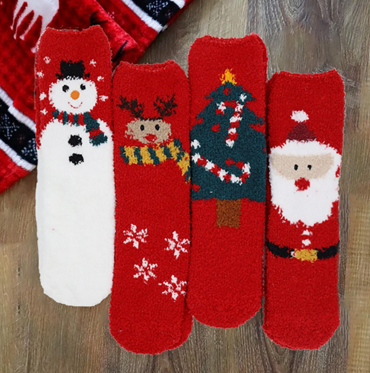 Christmas Fuzzy Socks