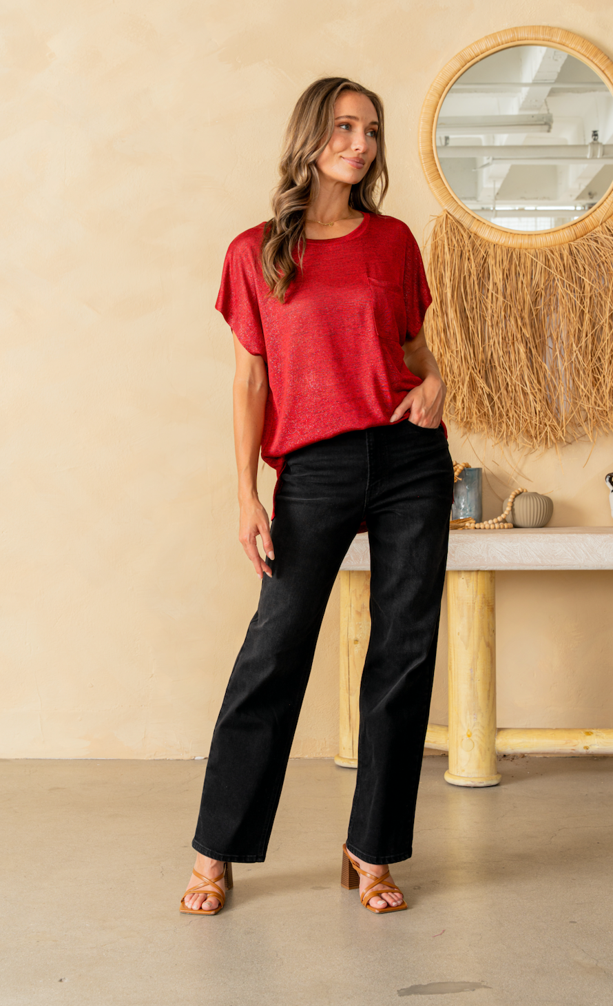 Sew in Love Box Nov - Shimmer Short Sleeve Top