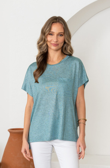 Sew in Love Box Nov - Shimmer Short Sleeve Top