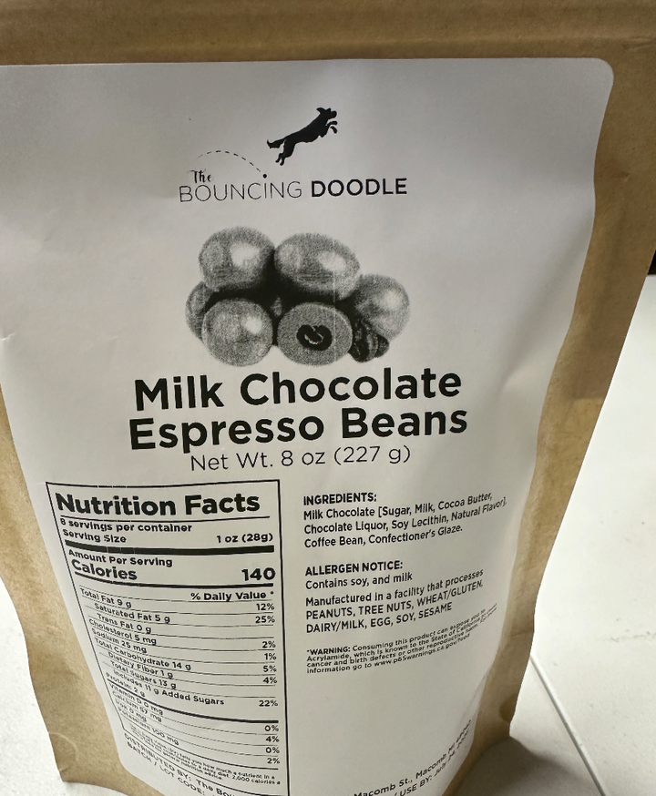 Milk Chocolate Espresso Beans