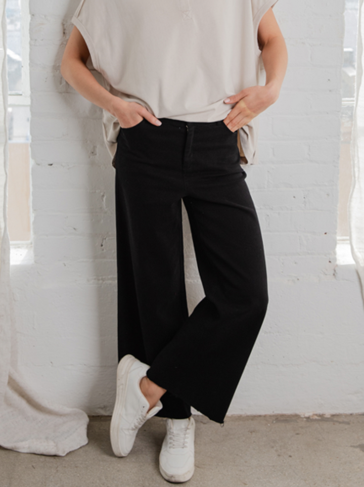 Rae Mode - Cotton Twill Ankle Pants