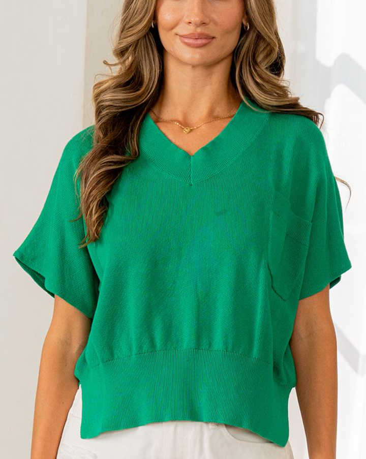 Sew in Love Box Jan - V Neck Short Sleeve with Pocket