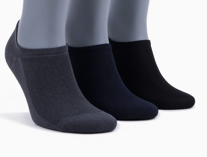 Bamboo No Show Socks - Larger Size