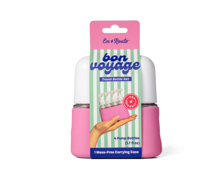 En Route Bon Voyage 4 Piece Travel Bottles