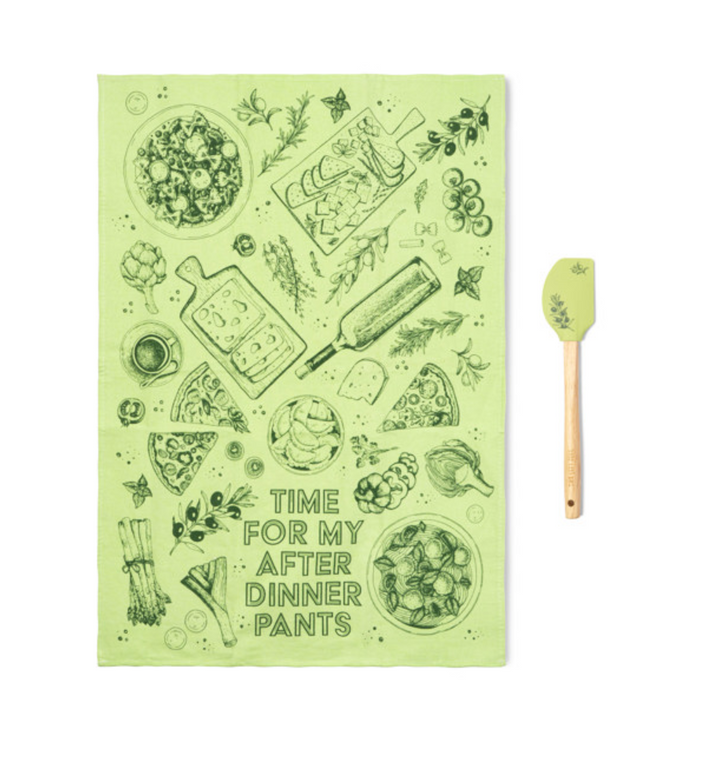 The Reluctant Chef Tea Towel & Spatula Set