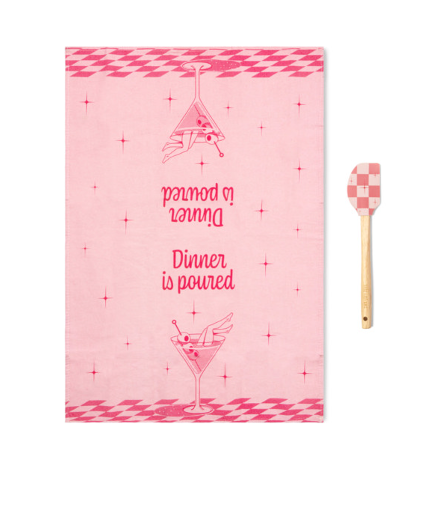 The Reluctant Chef Tea Towel & Spatula Set