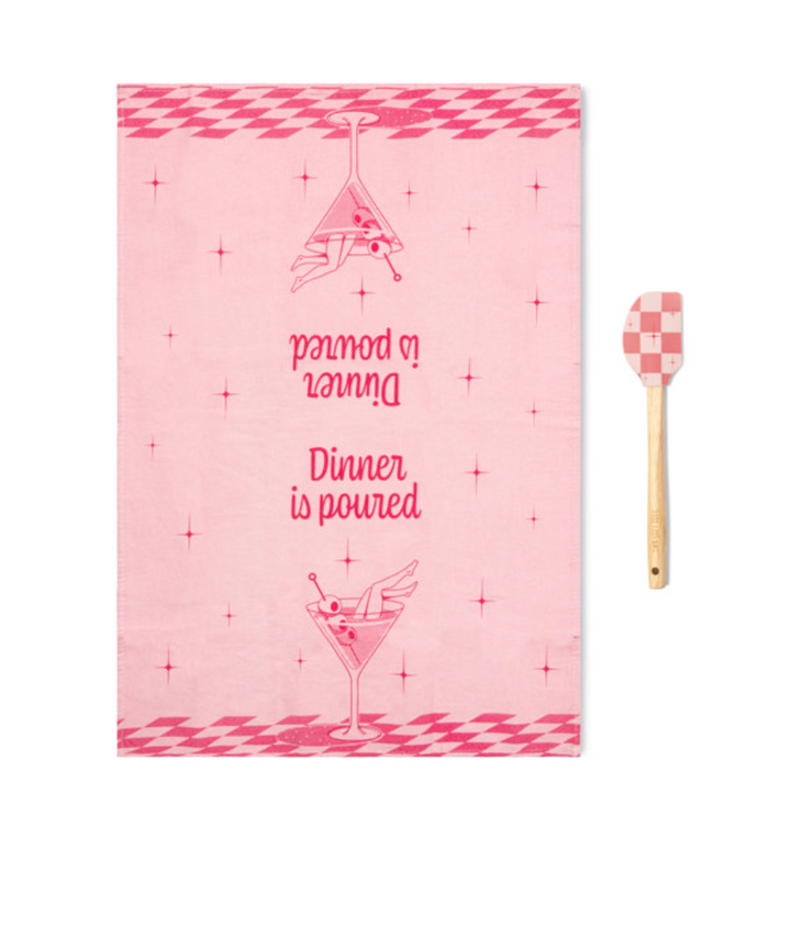 The Reluctant Chef Tea Towel & Spatula Set