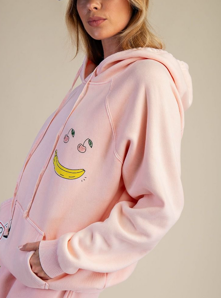 Easel - Peach Hoodie