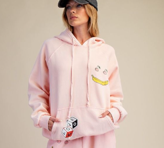 Easel - Peach Hoodie