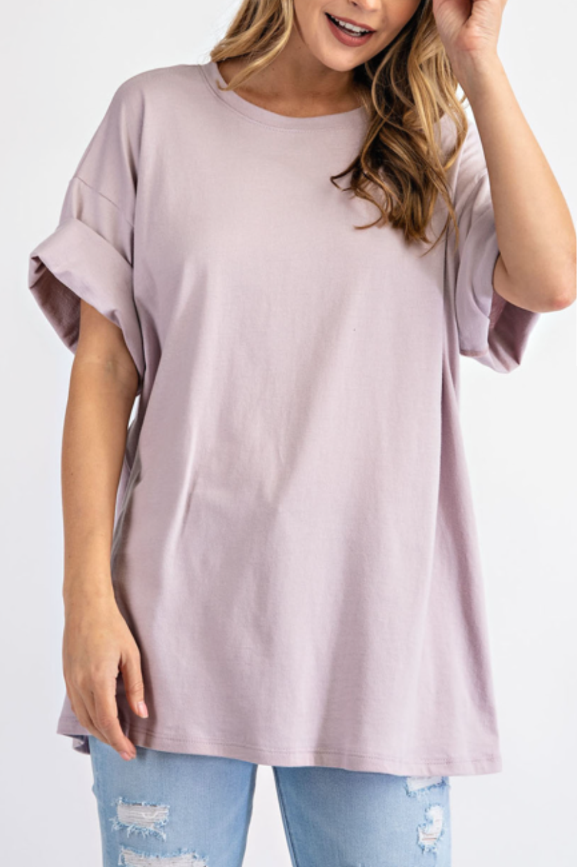 Rae Mode - Cotton Round Neck Shirt