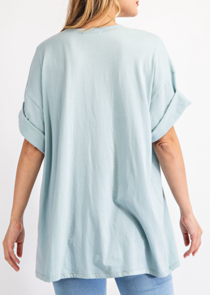 Rae Mode - Cotton Round Neck Shirt