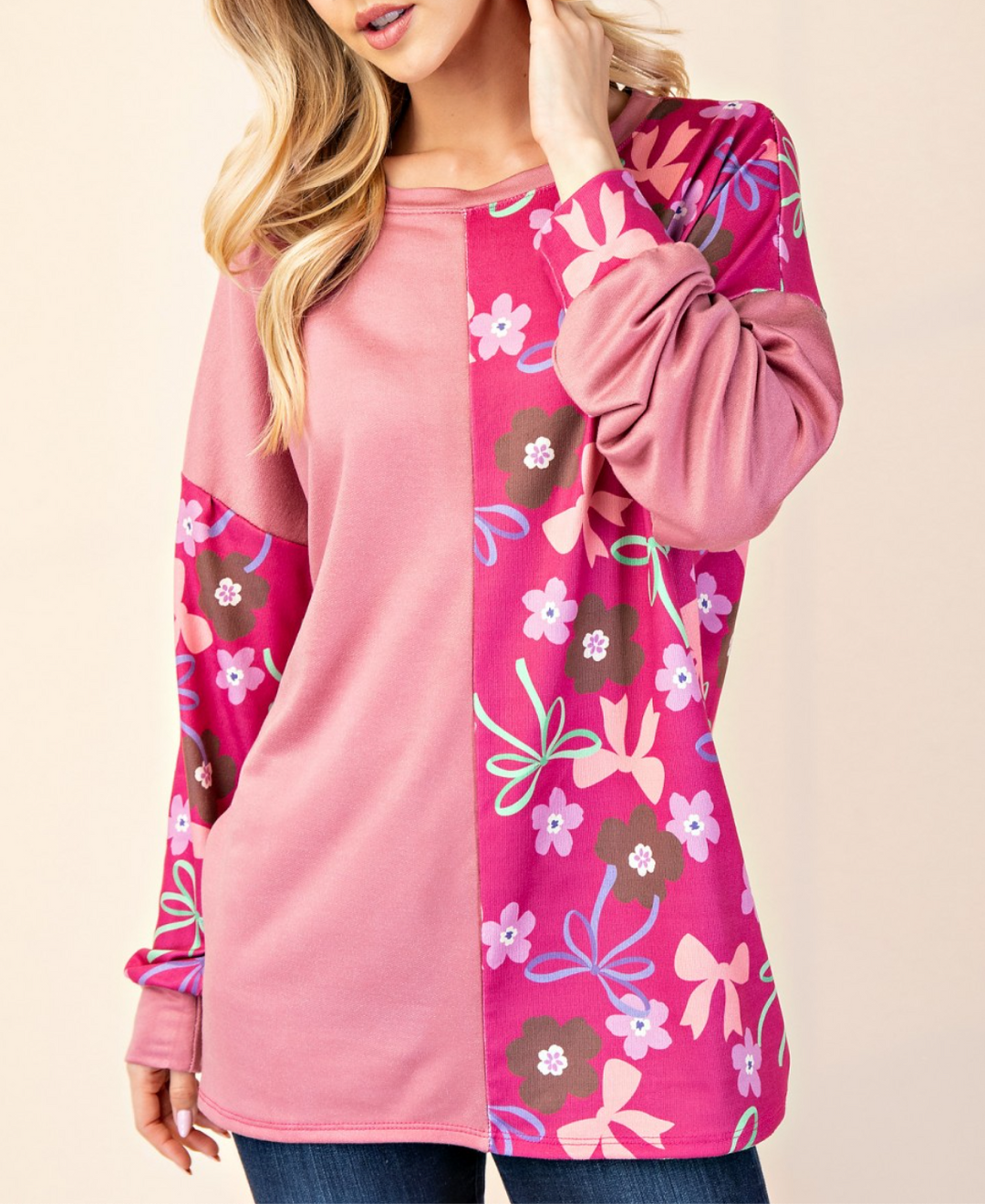 Celeste Box April - Cheetah or Floral Top