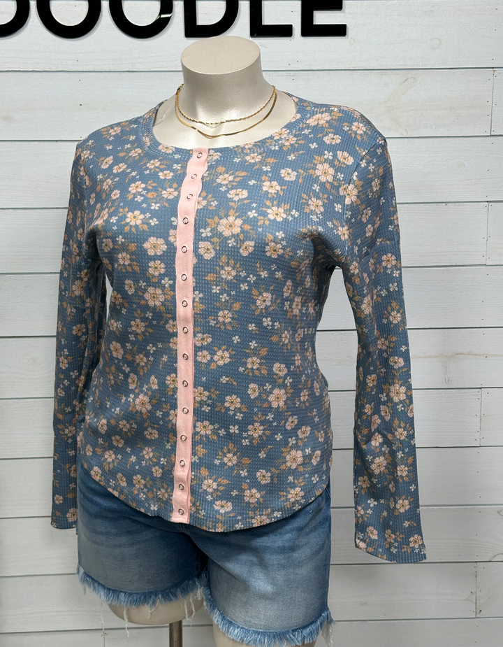 Blakeley - Snap Button Top