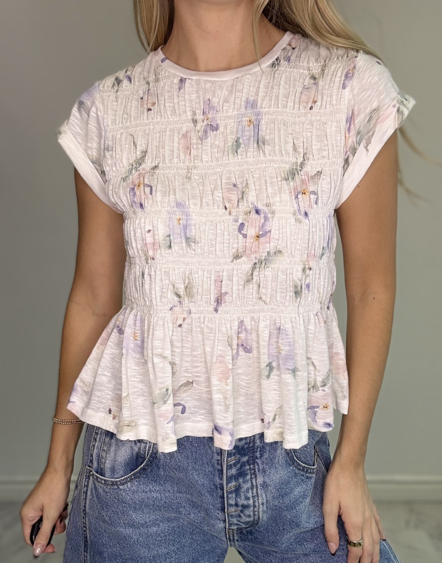 Stitch & Co Live Box May - Off White Floral Top