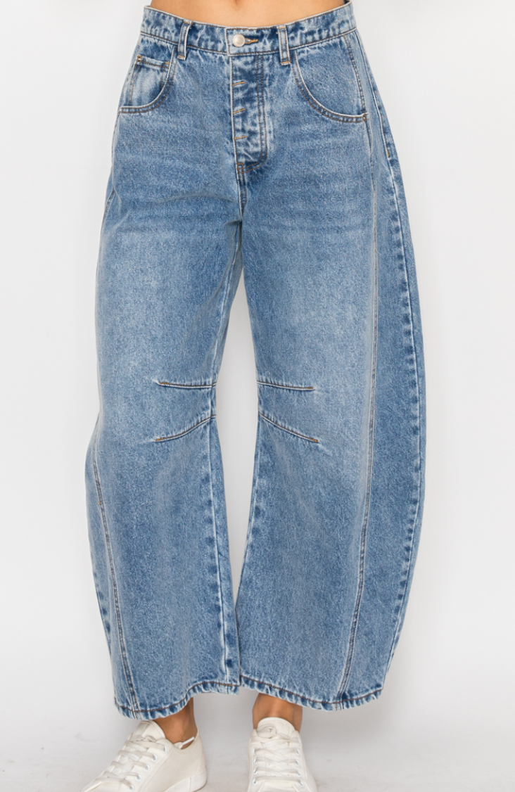 Stitch & Co Live Box May - Denim Barrel Pants