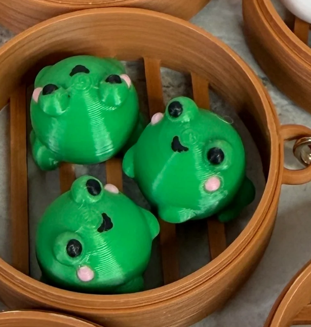 Viral Keychain - Animal Dumpling Trio