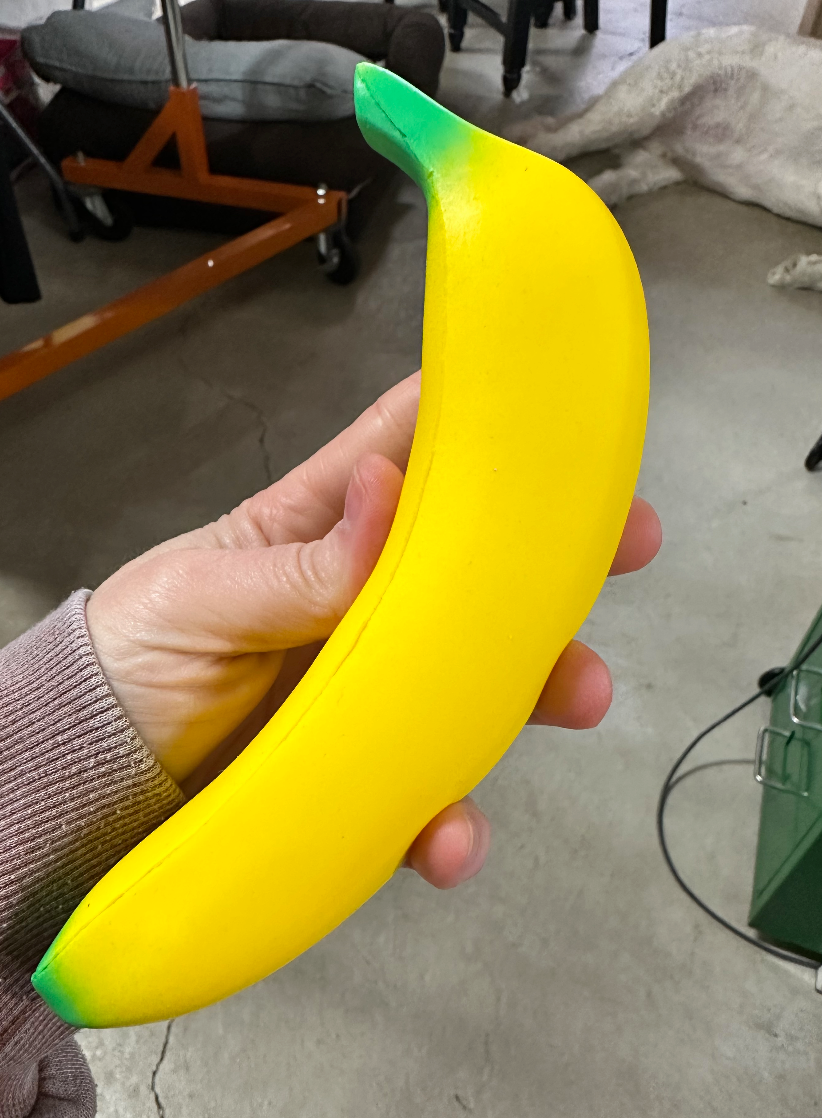 Viral Squishy - Banana with Peel