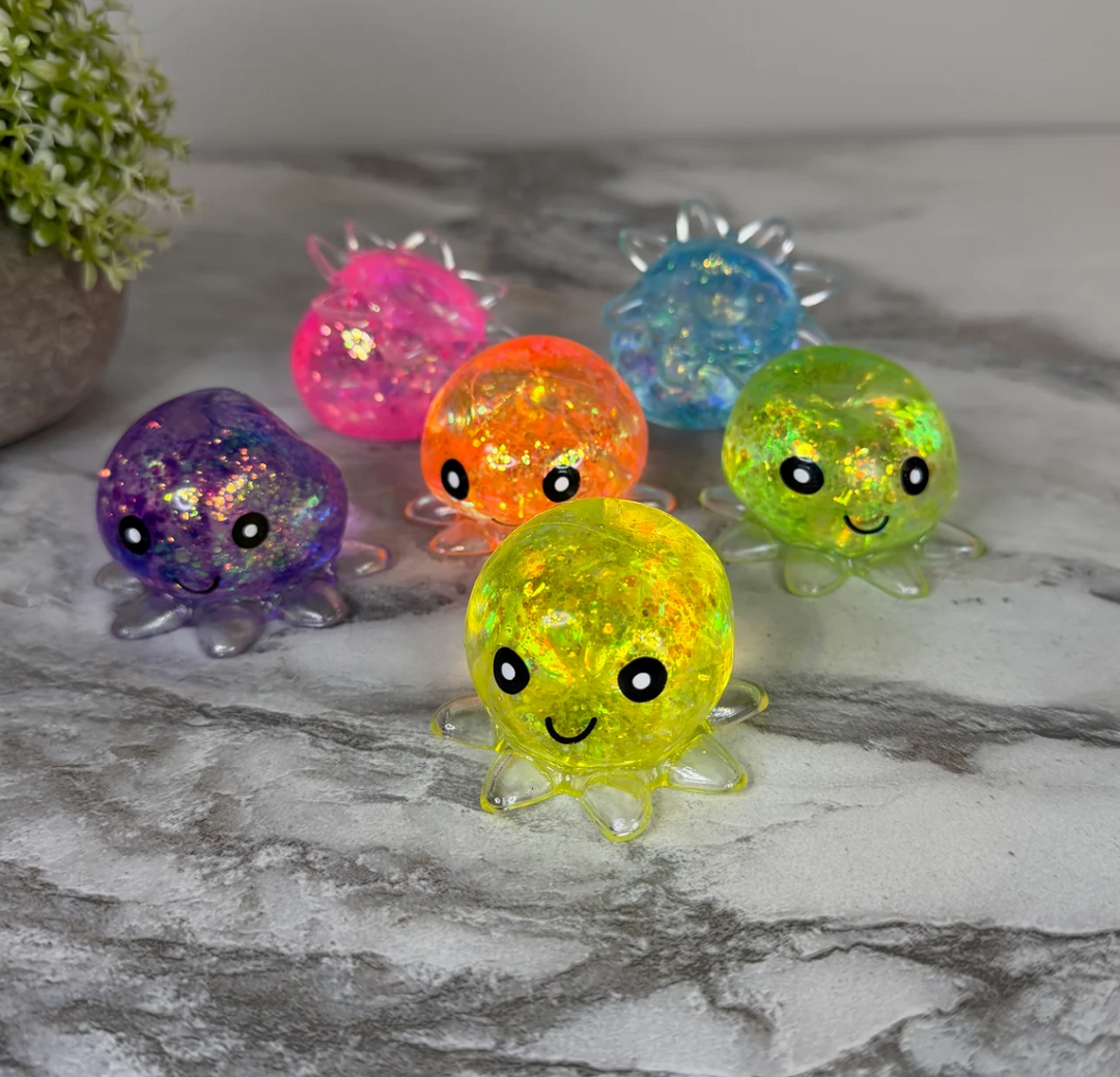Viral Squishy Toy - Octopus Glitter