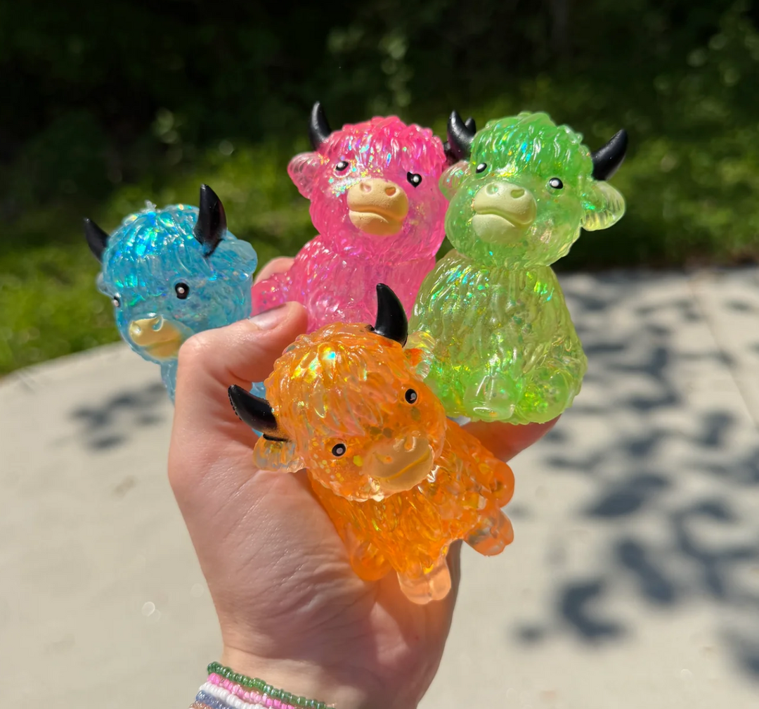 Viral Squishy Toy - Highland Cow