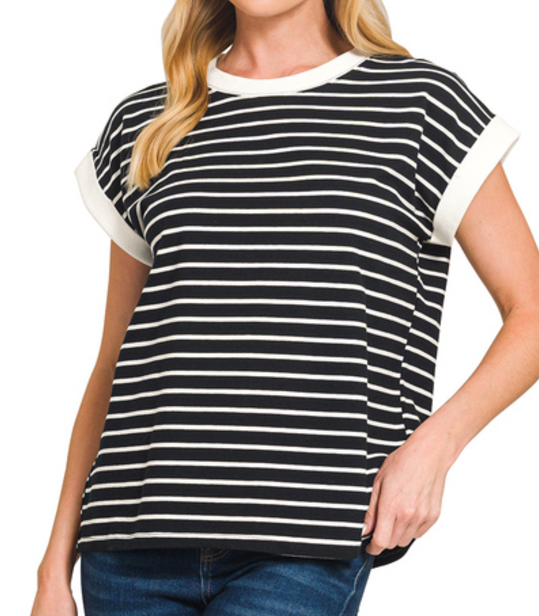 Zenana - Fun Stripe Cotton Shirt