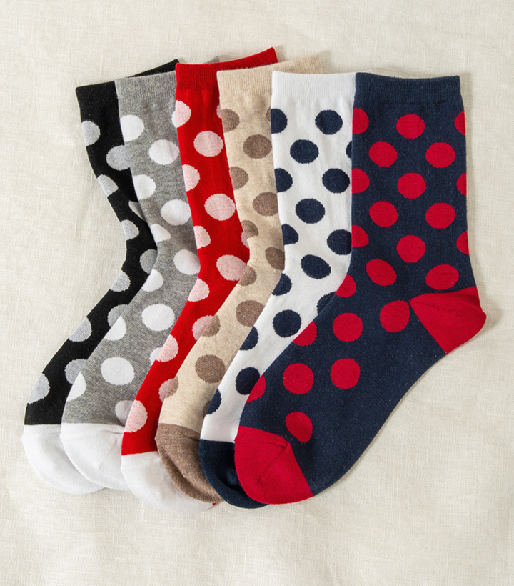 Zenana - Polka Dot Socks