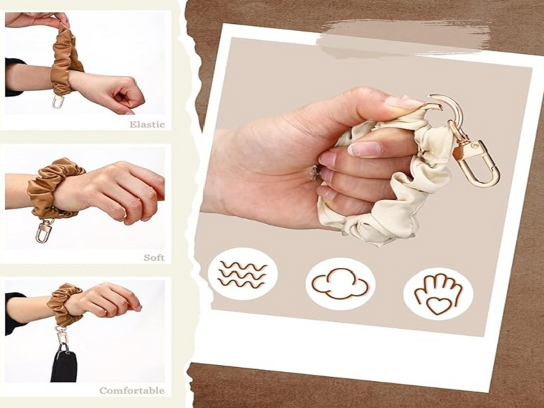 Zenana - Scrunchie Keychain Wristlet
