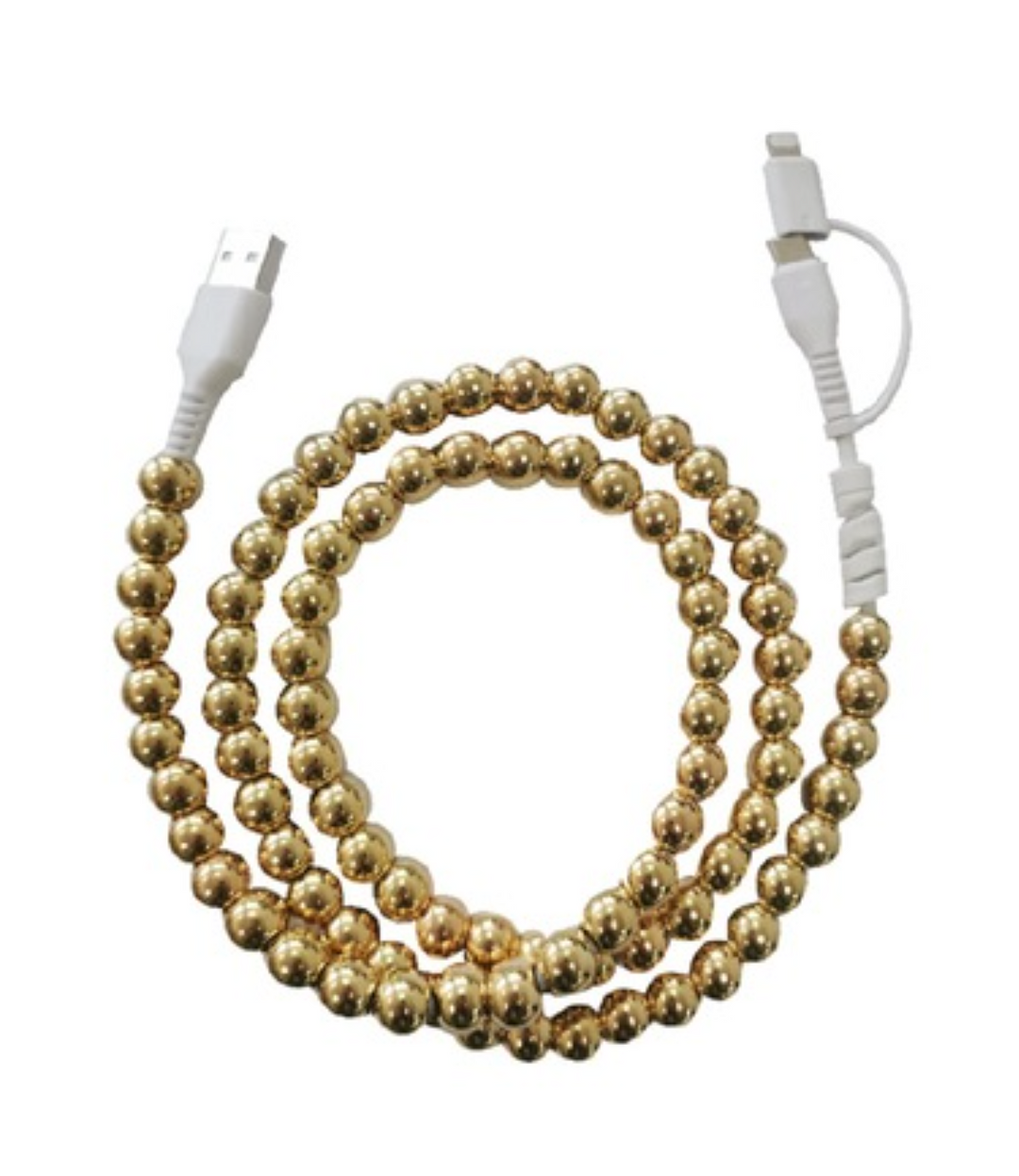 Zenana - 3 Ft Beaded Phone Cord