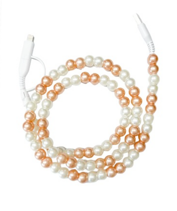 Zenana - 3 Ft Beaded Phone Cord