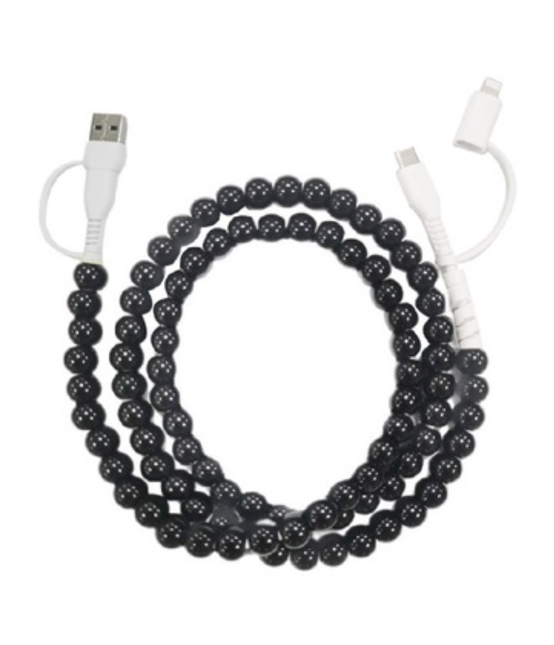 Zenana - 3 Ft Beaded Phone Cord
