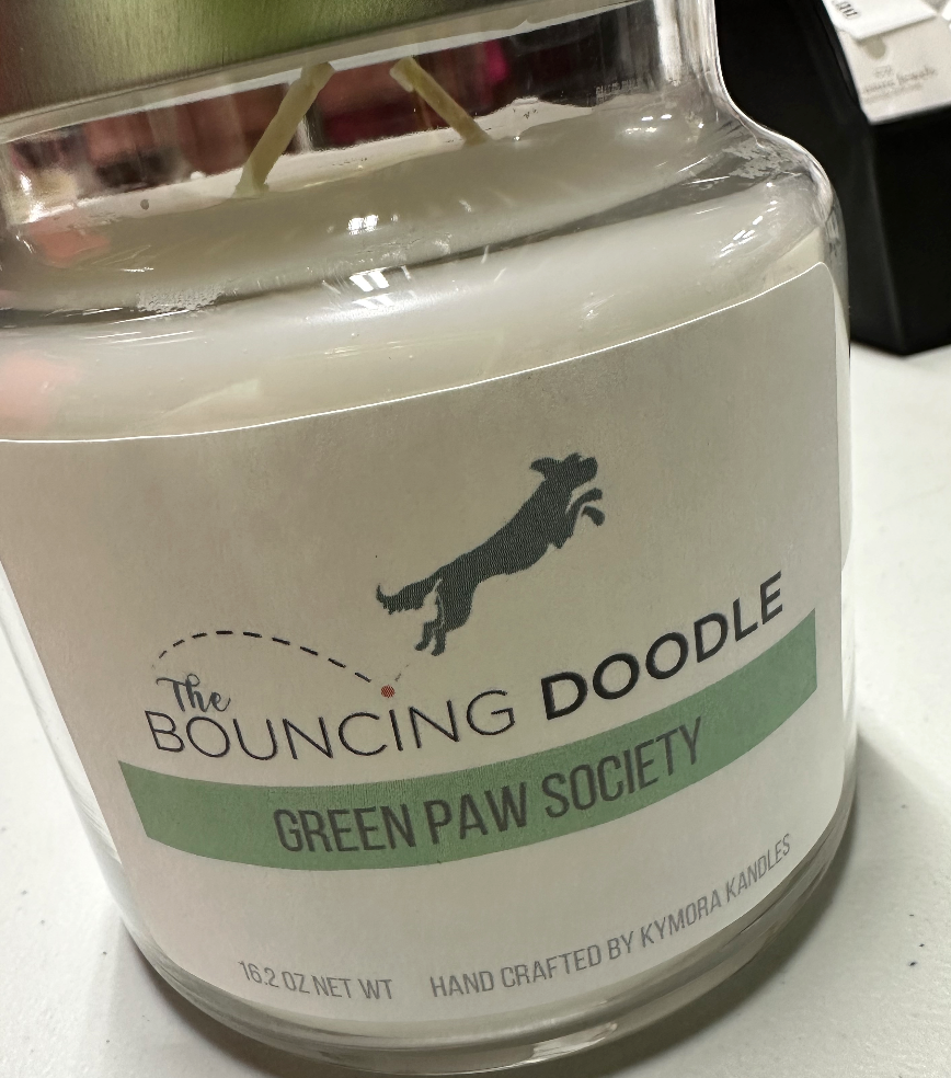 Custom Candle - Green Paw Society