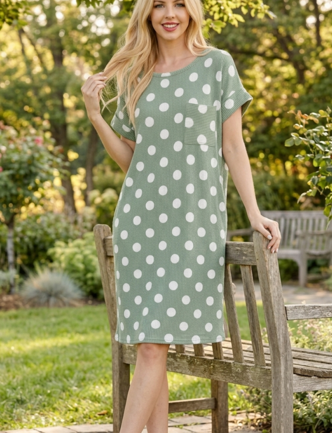 Celeste June Box - Polka Dot Dress